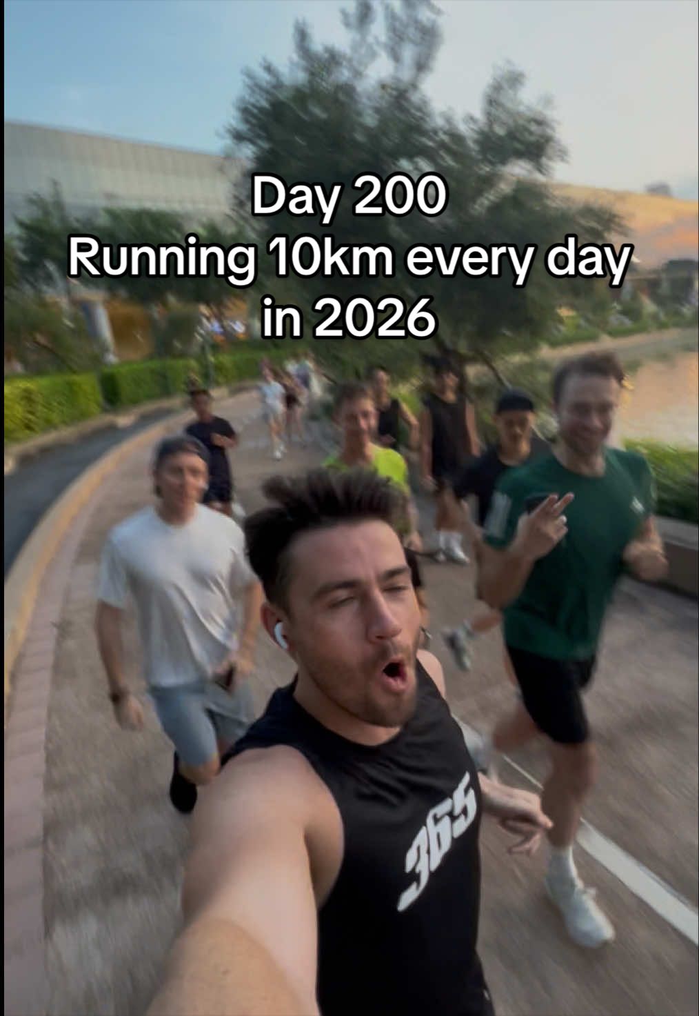 365, 200 day run streak, 12km with the crew